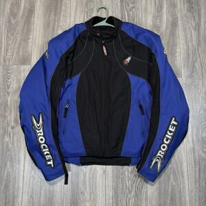 Joe Rocket Armored Waterproof Protective Motorcycle Zip Up Biker Jacket Size 2XL